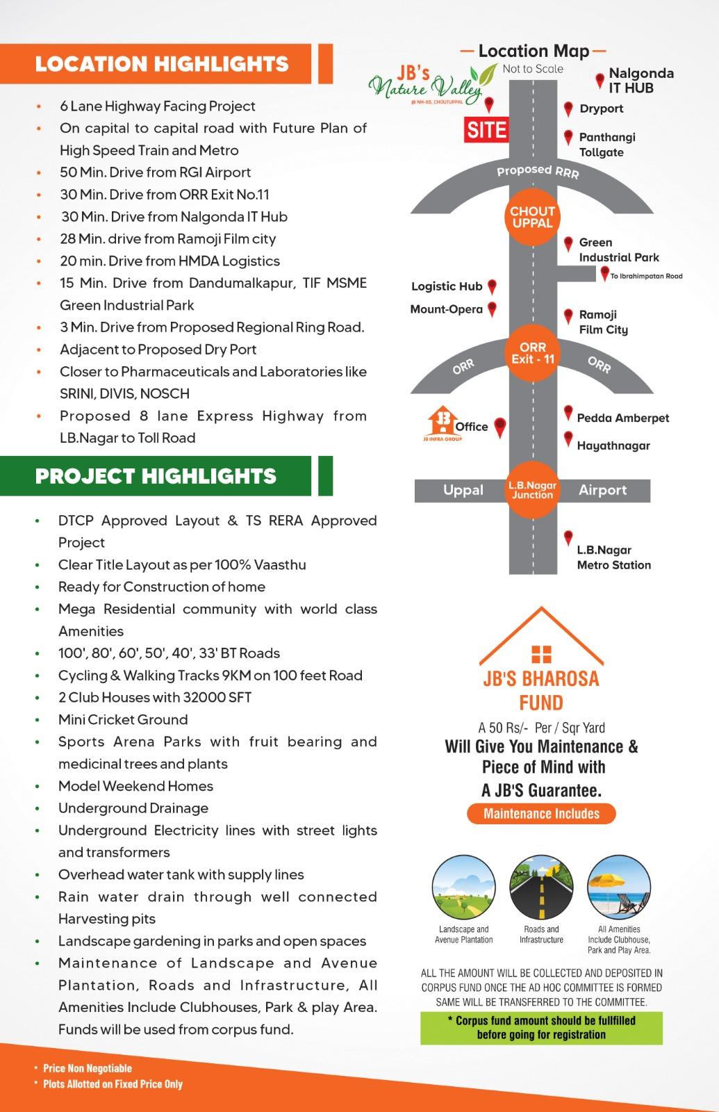 Jb Infra Projects Open Plots Villas For Sale Call:8247382743