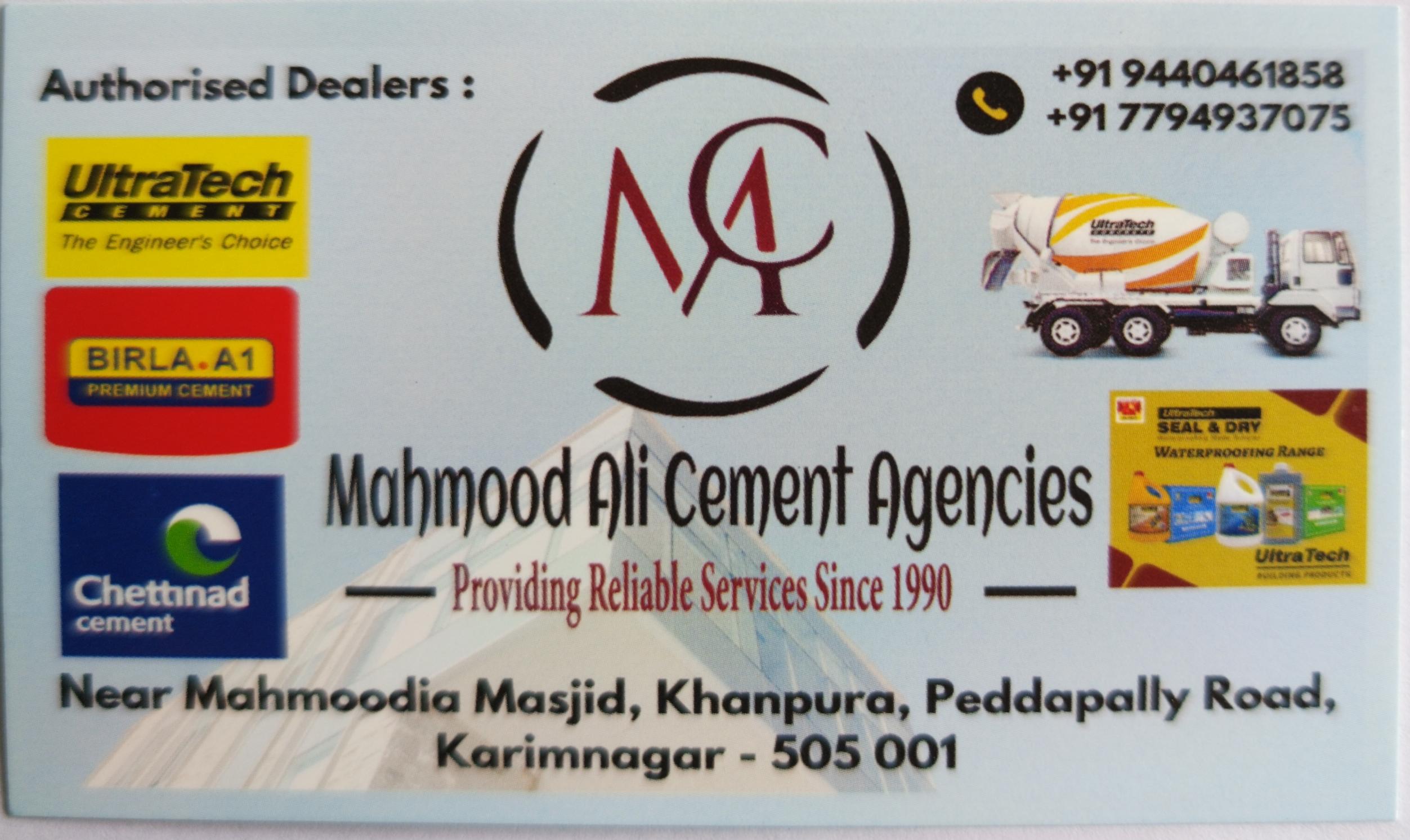 Mahmood Ali Cement Agencies